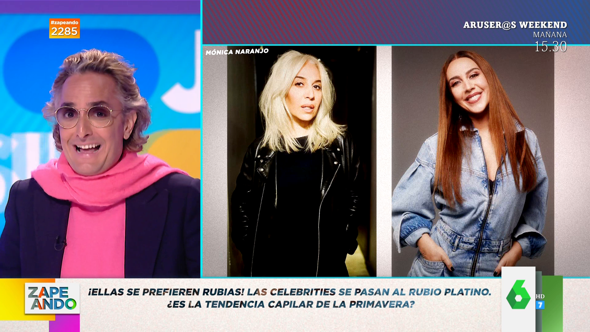 El cómico veredicto de Josie sobre el look platino de Mónica Naranjo: Con  un filete en la cabeza es Lady Gaga