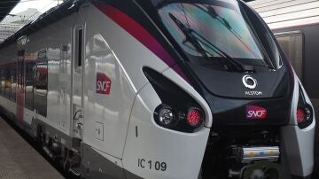 Imagen de archivo de un tren en Francia