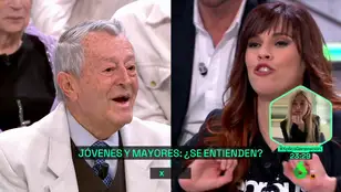 El rifirrafe entre Francisco, jubilado, y Lorena Gascón (lapsicologajaputa): "Yo si fuera joven a lo mejor no estudiaría"