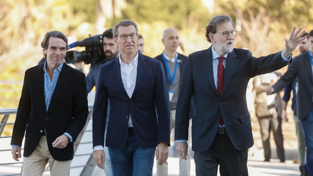 Aznar y Rajoy arropan a Feijóo en la XXVI Intermunicipal del PP