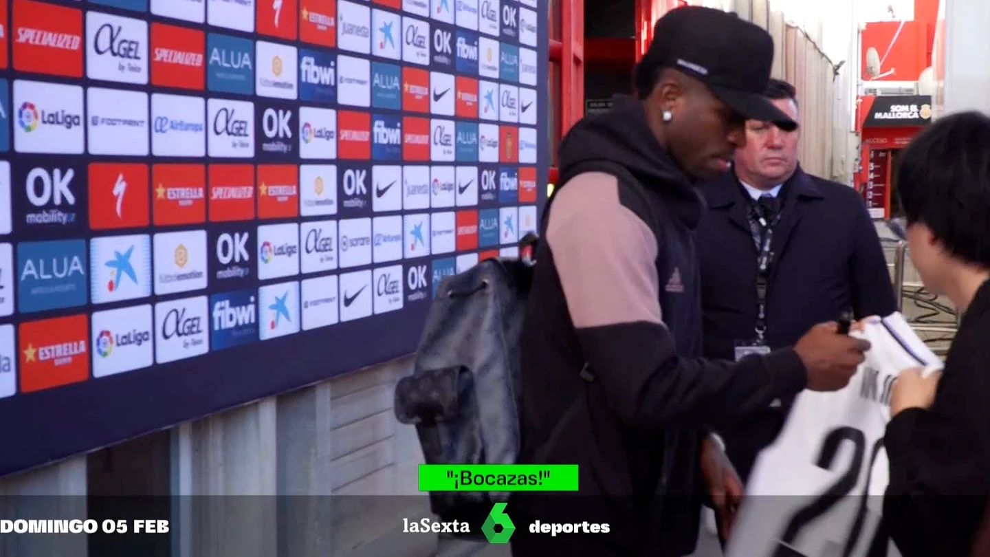 Insultos a Vinicius en Son Moix Insultos a Vinicius en Son Moix