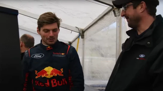 Verstappen, en un evento de Ford Verstappen, en un evento de Ford
