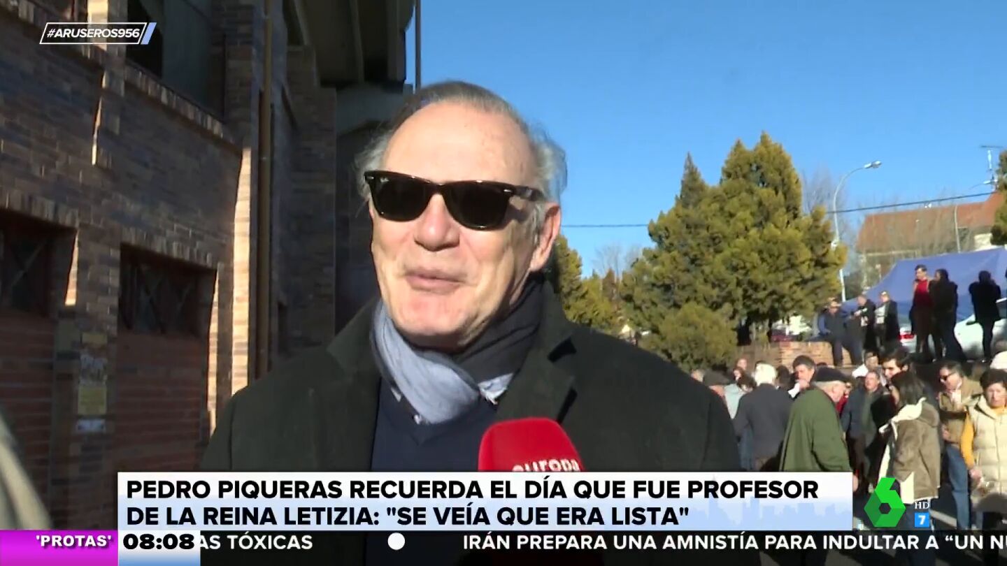 Pedro Piqueras recuerda cuando fue profesor de la reina Letizia: "Se ve&iacute;a que era una chica lista"