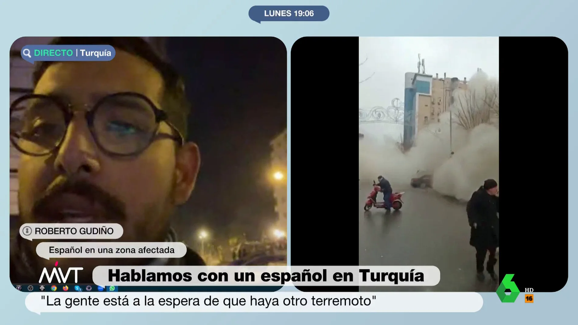 "He pasado miedo": así han vivido españoles en Turquía los terremotos