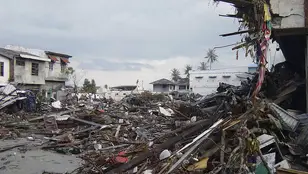 El terremoto de Sumatra (Indonesia) de 2004, uno de los más fuertes de la historia