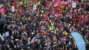 Protesta en Dinamarca contra la eliminación de un día festivo