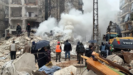 Imagen de archivo de las consecuencias del terremoto en Turquía. Imagen de archivo de las consecuencias del terremoto en Turquía.
