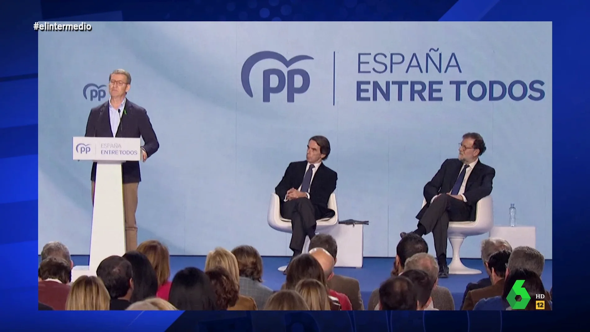 Dani Mateo analiza cómo Rajoy y Aznar son "la misma persona": "Miran a Feijóo como 'este no consigue ni la mayoría simple'"