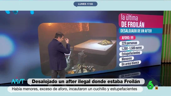 Una sauna convertida en 'after' con menores y drogas: así es el local del que fue desalojado Froilán Una sauna convertida en 'after' con menores y drogas: así es el local del que fue desalojado Froilán