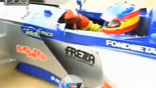 Alonso, en su primera vez en un F1 Alonso, en su primera vez en un F1