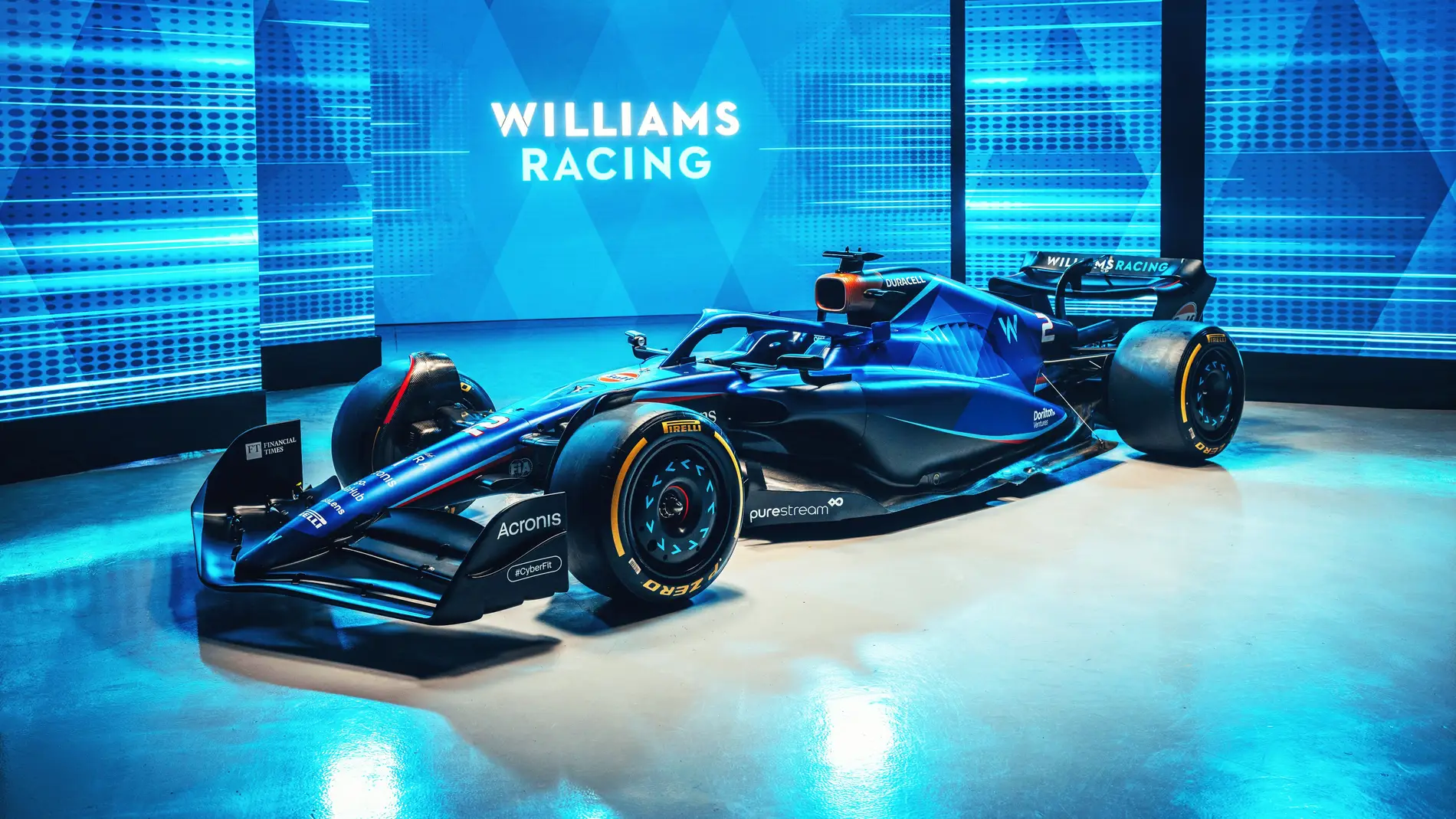 Williams presenta los colores de su nuevo FW45