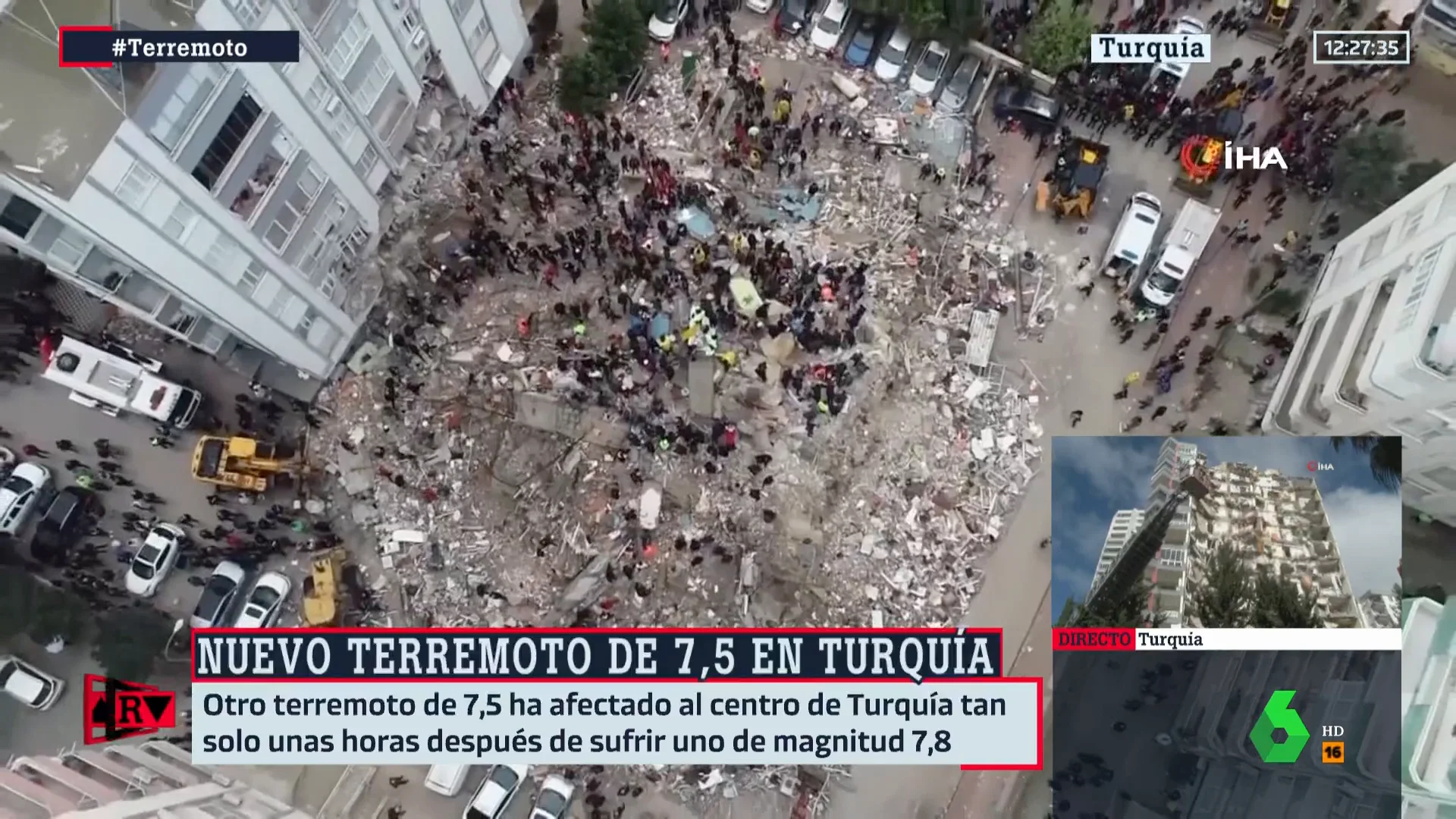 El terremoto en Turquía, en imágenes y a vista de dron