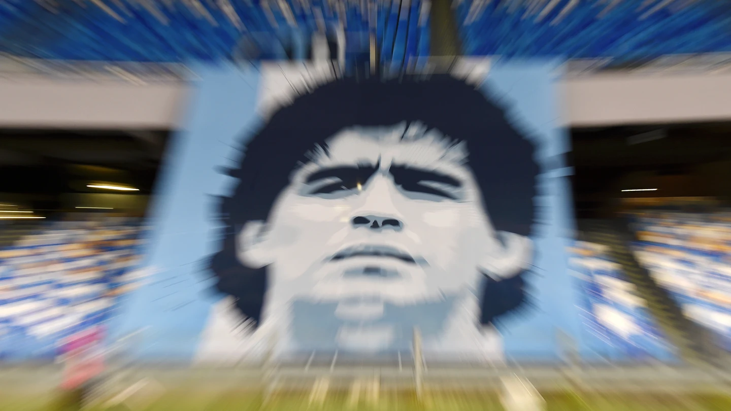 tifo de Maradona tifo de Maradona