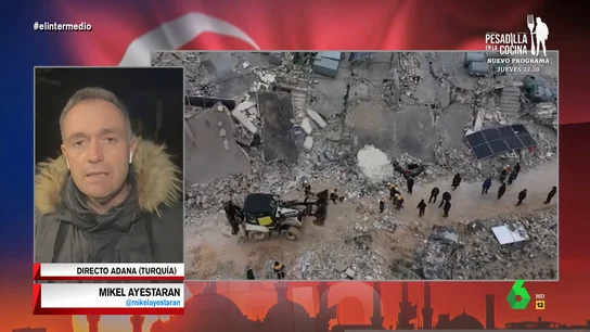 Mikel Ayestaran, desde Turquía: "En cualquier guerra tienes espacios de seguridad, pero esto puede volver a temblar" Mikel Ayestaran, desde Turquía: "En cualquier guerra tienes espacios de seguridad, pero esto puede volver a temblar"