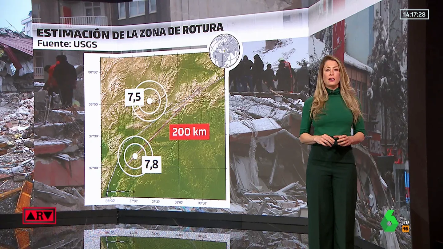 La cicatriz de 200 kilómetros que ha dejado el terremoto entre Turquía y Siria La cicatriz de 200 kilómetros que ha dejado el terremoto entre Turquía y Siria