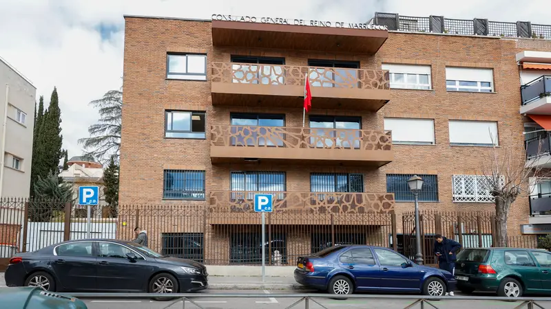 La fachada del Consulado General de Marruecos en Madrid
