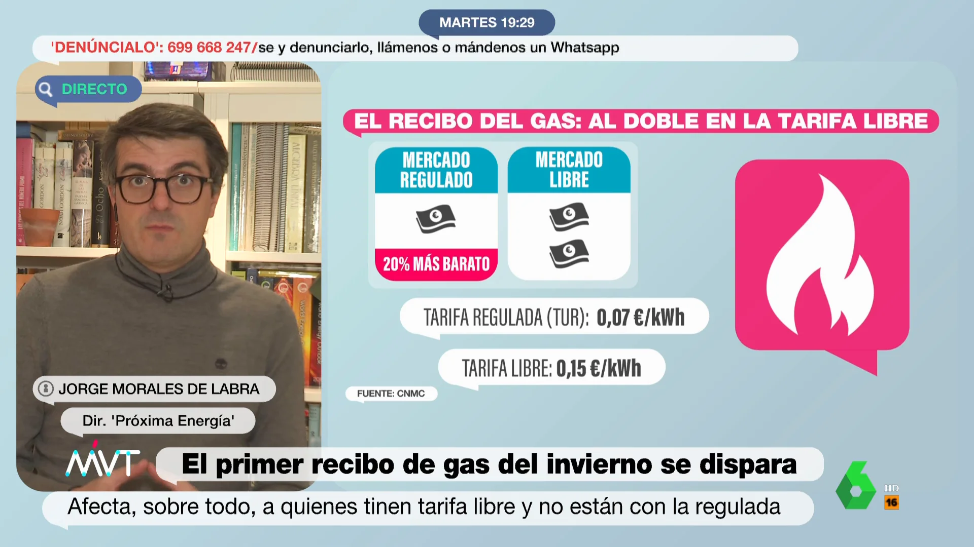 Sí, aún puedes cambiarte de tarifa de la luz: el experto en energía Jorge Morales da las claves para ahorrar en lo que queda de invierno