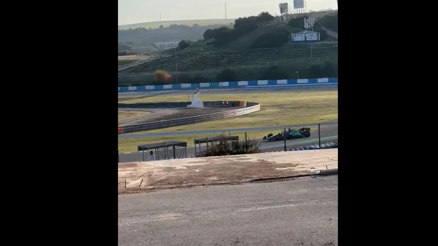 Fernando Alonso rodando en Jerez Fernando Alonso rodando en Jerez