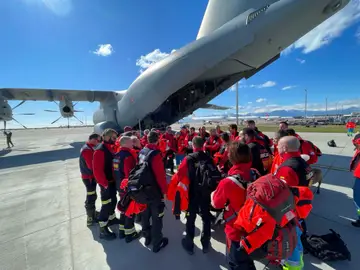 Bomberos y UME viajando a Turquía Bomberos y UME viajando a Turquía