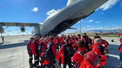 Bomberos y UME viajando a Turquía Bomberos y UME viajando a Turquía