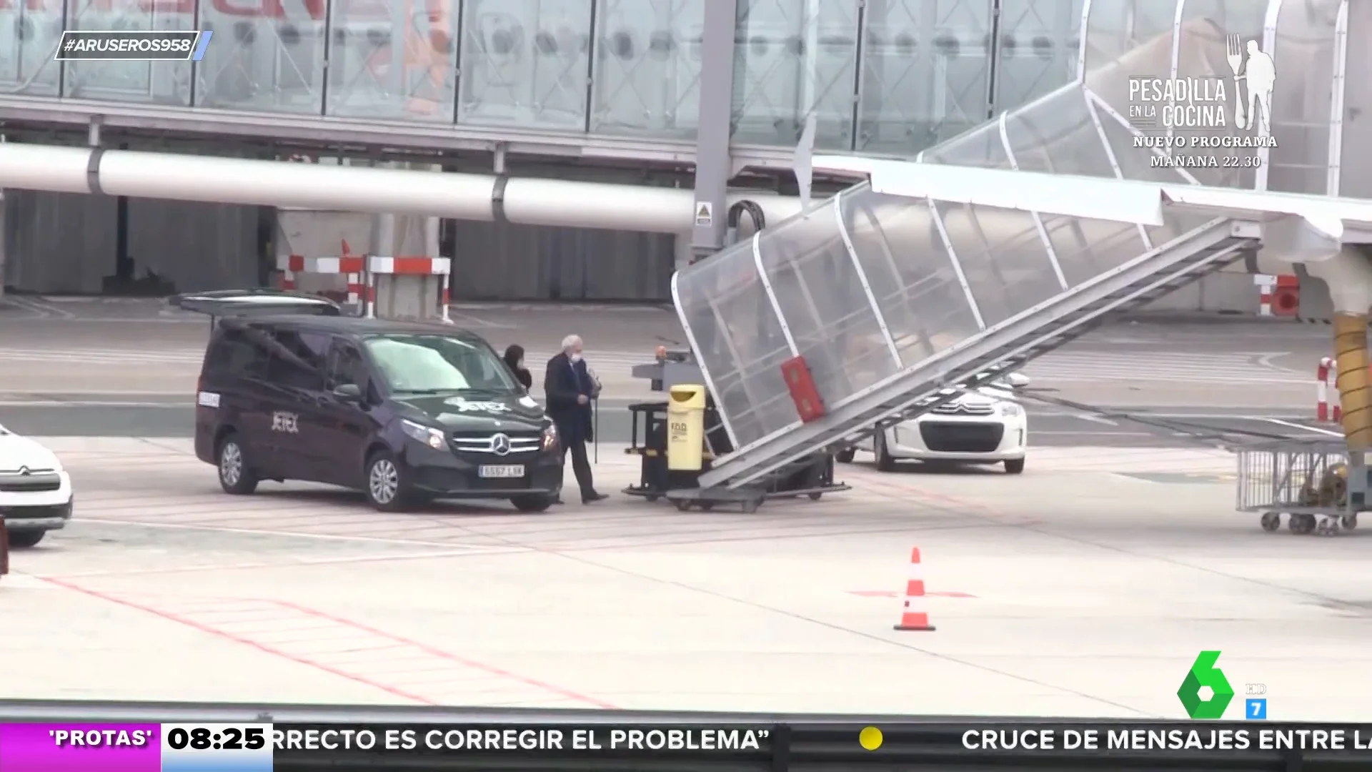 Mario Vargas Llosa y su exmujer, Patricia Llosa, juntos en su viaje a París