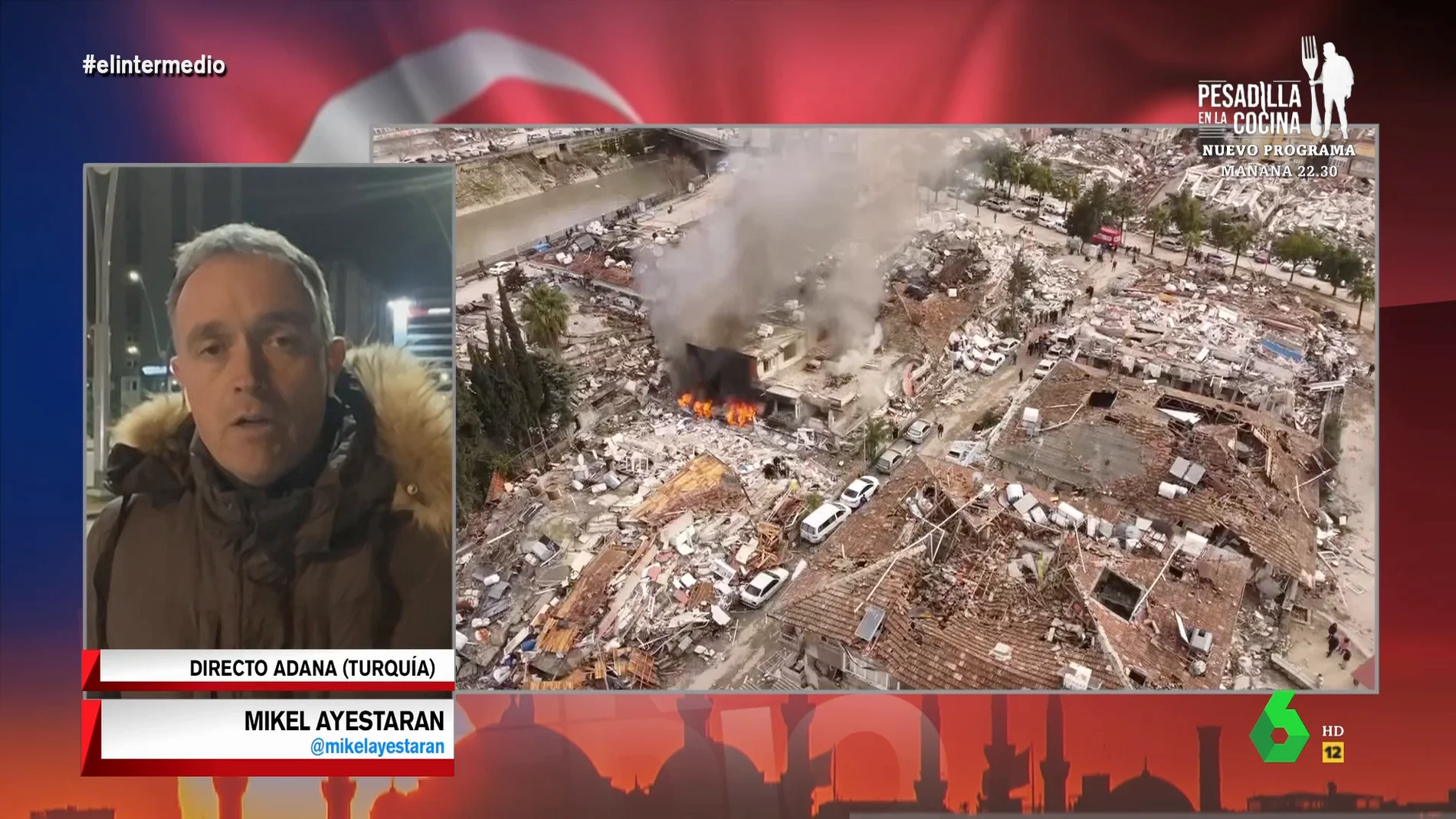 Ayestaran, tras visitar la zona más afectada de Turquía: "Antioquía se ha convertido en la ciudad de los muertos" 