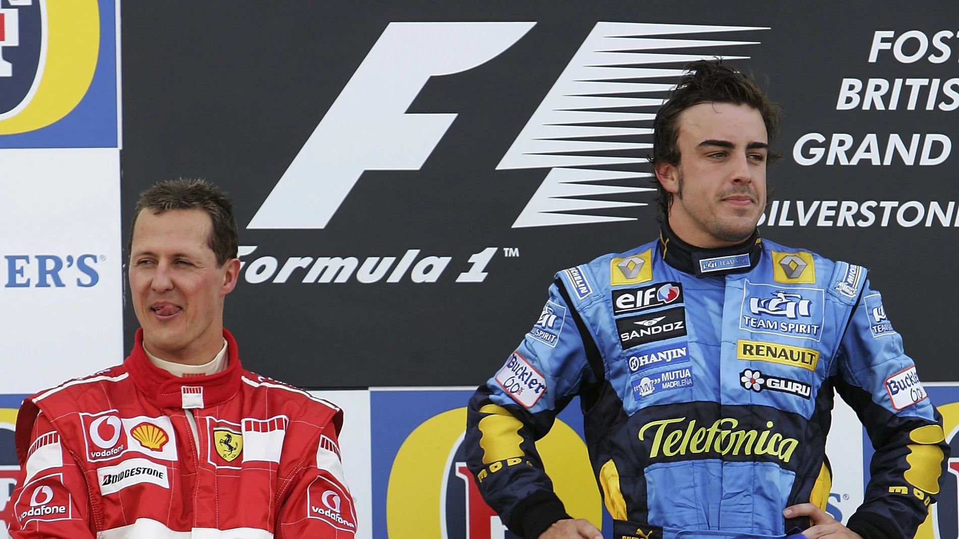 Michael Schumacher y Fernando Alonso