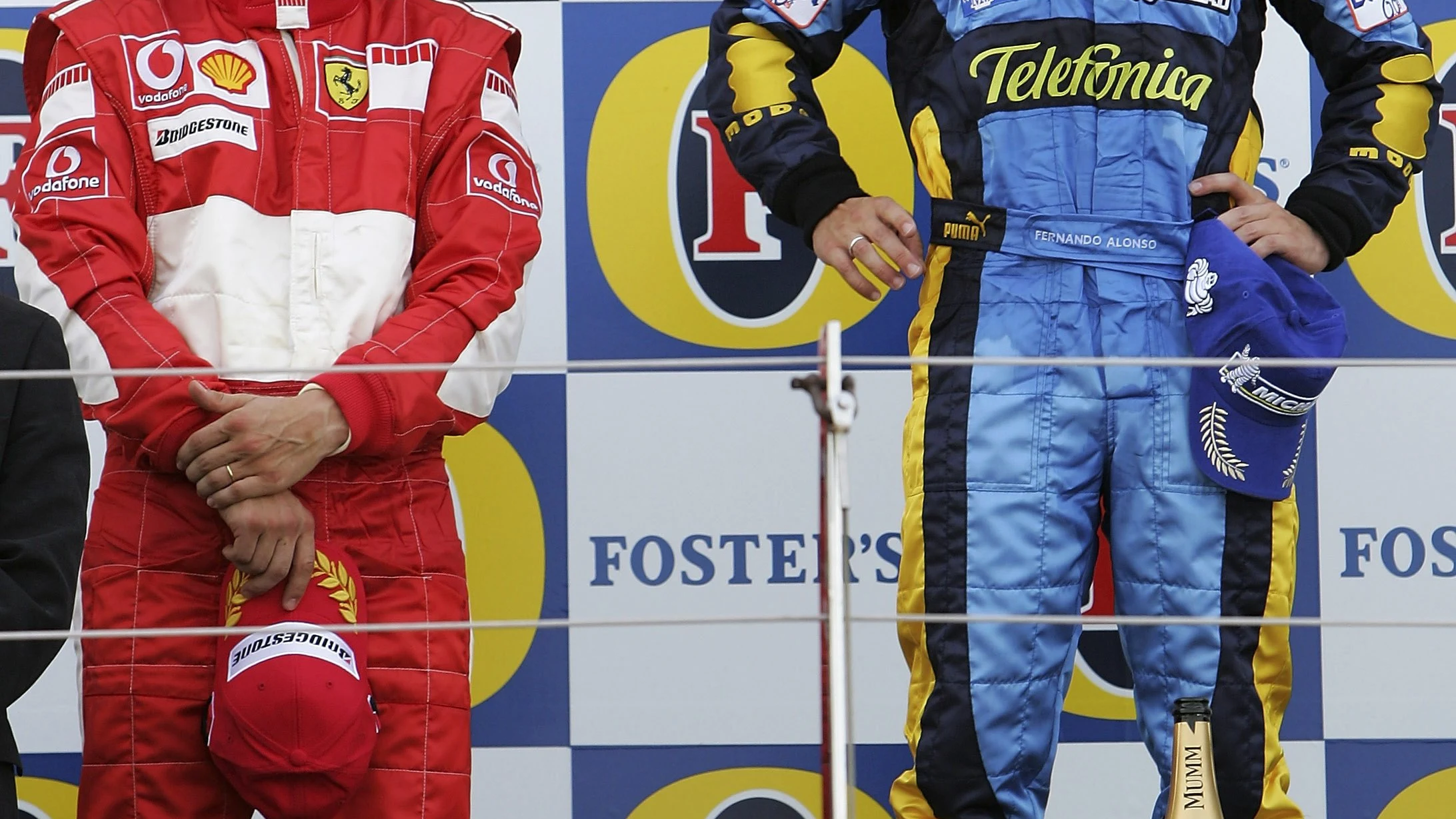 Michael Schumacher y Fernando Alonso