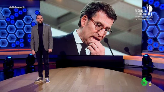 Dani Mateo descubre las meteduras de pata de Feijóo en su última intervención Dani Mateo descubre las meteduras de pata de Feijóo en su última intervención