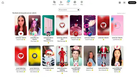 Filtros de Snapchat para San Valentín Filtros de Snapchat para San Valentín