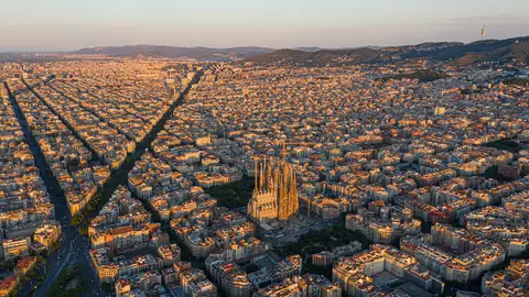 Vista aérea de Barcelona Vista aérea de Barcelona