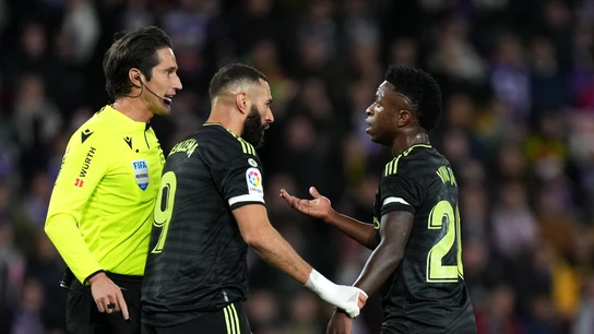 Vinicius y Benzema, ante el Valladolid Vinicius y Benzema, ante el Valladolid