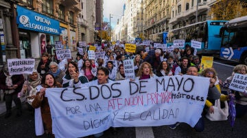 Imagen de archivo de una manifestación convocada por el sindicato Amyts en Madrid