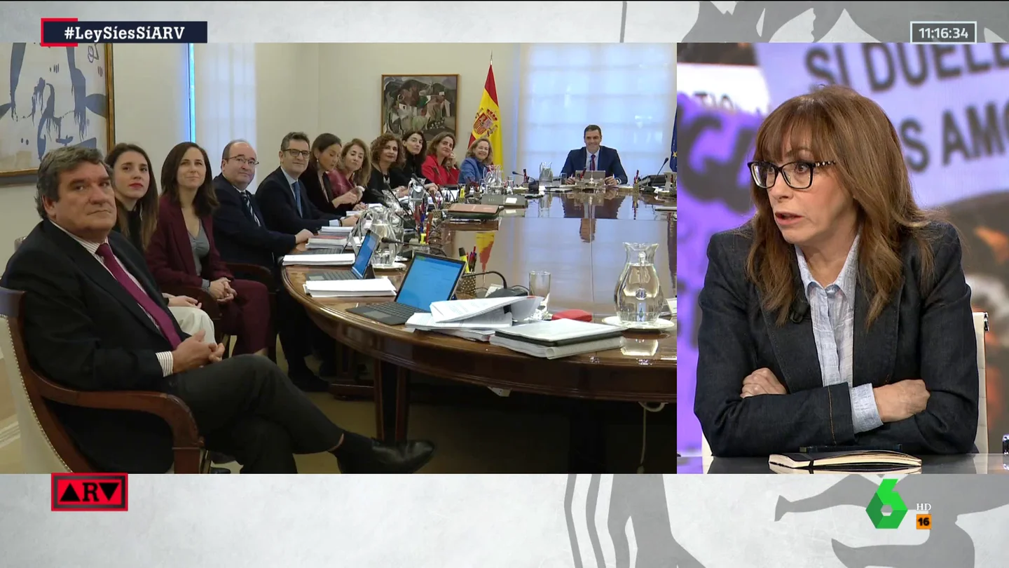 Angélica Rubio cree que la crisis de la 'ley del sólo sí es sí' es la más grave de la coalición: "Es emocional, va a la médula y al corazón" Angélica Rubio cree que la crisis de la 'ley del sólo sí es sí' es la más grave de la coalición: "Es emocional, va a la médula y al corazón"