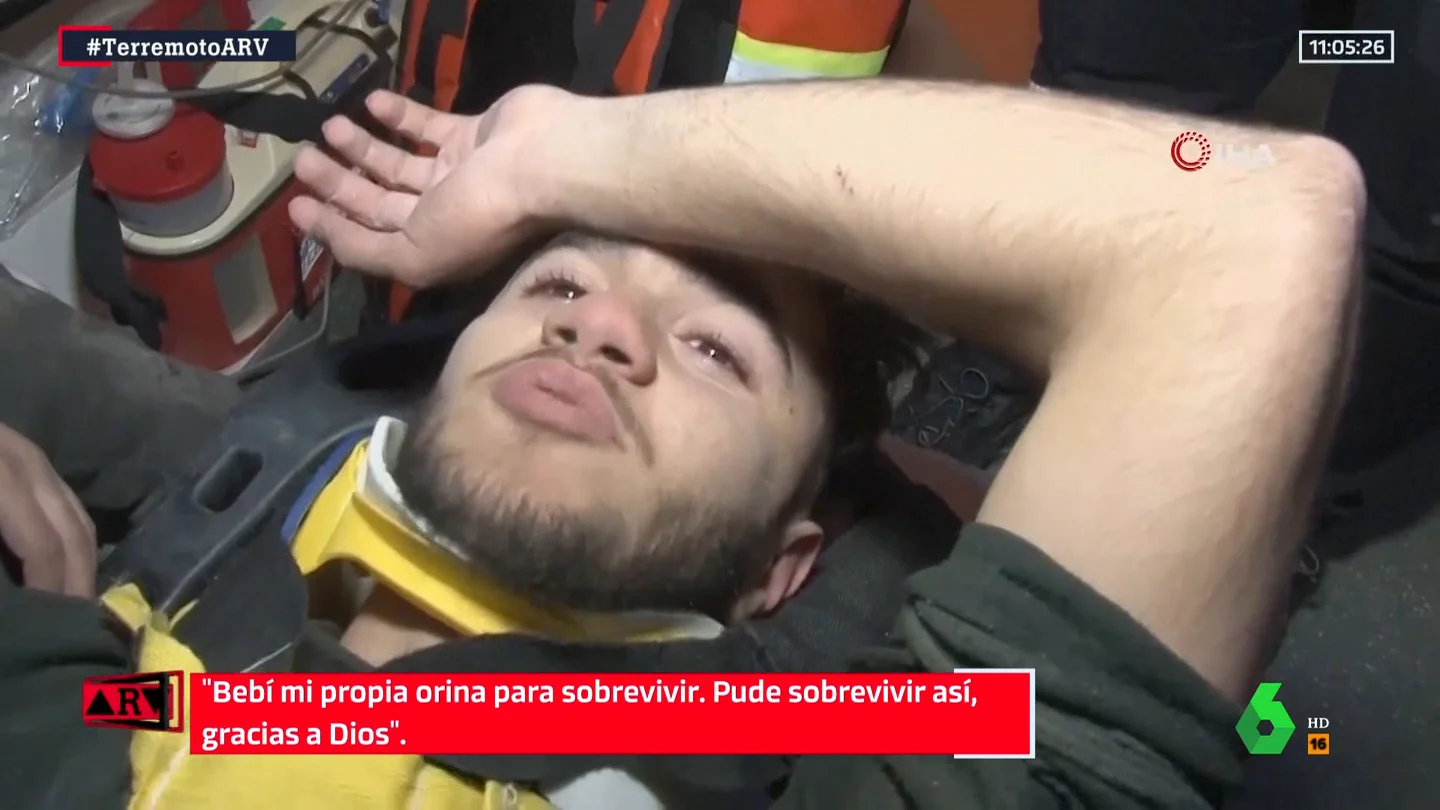 "bebí mi propia orina para sobrevivir" "bebí mi propia orina para sobrevivir"
