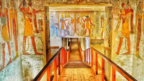 Valle de los Reyes, en Luxor, Egipto Valle de los Reyes, en Luxor, Egipto