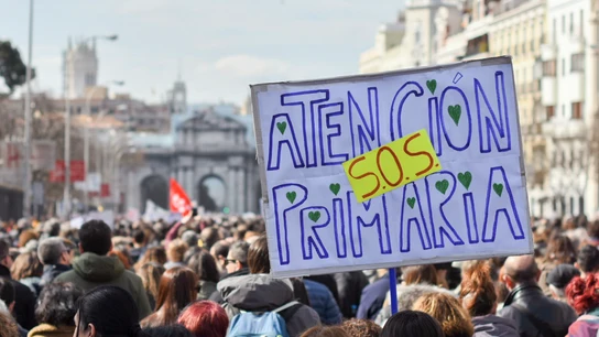 Manifestación en defensa de la Sanidad pública celebrada en Madrid Manifestación en defensa de la Sanidad pública celebrada en Madrid