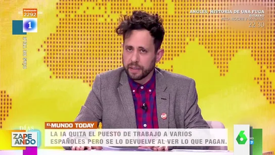 La noticia del Mundo Today sobre la inteligencia artificial que divierte en Zapeando La noticia del Mundo Today sobre la inteligencia artificial que divierte en Zapeando