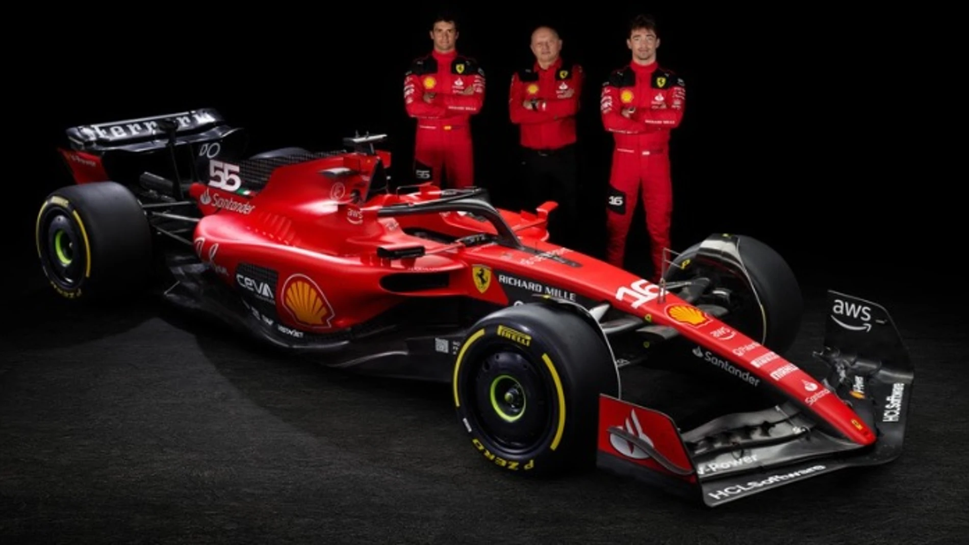 Presentación del Ferrari SF23