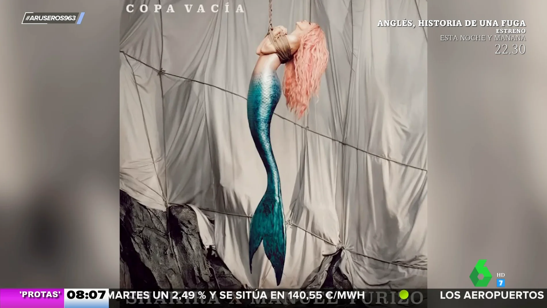 Se filtra la portada del nuevo sencillo de Shakira por un fallo de 'Shazam'