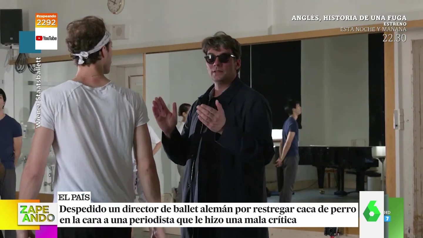 Despiden a un director de ballet por restregar caca de perro en la cara de una periodista que le criticó Despiden a un director de ballet por restregar caca de perro en la cara de una periodista que le criticó