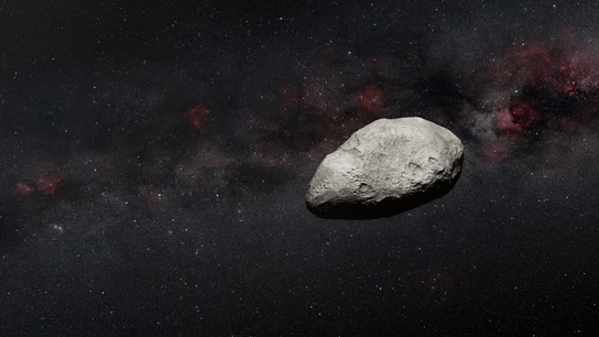 Imagen de archivo de un asteroide. Imagen de archivo de un asteroide.