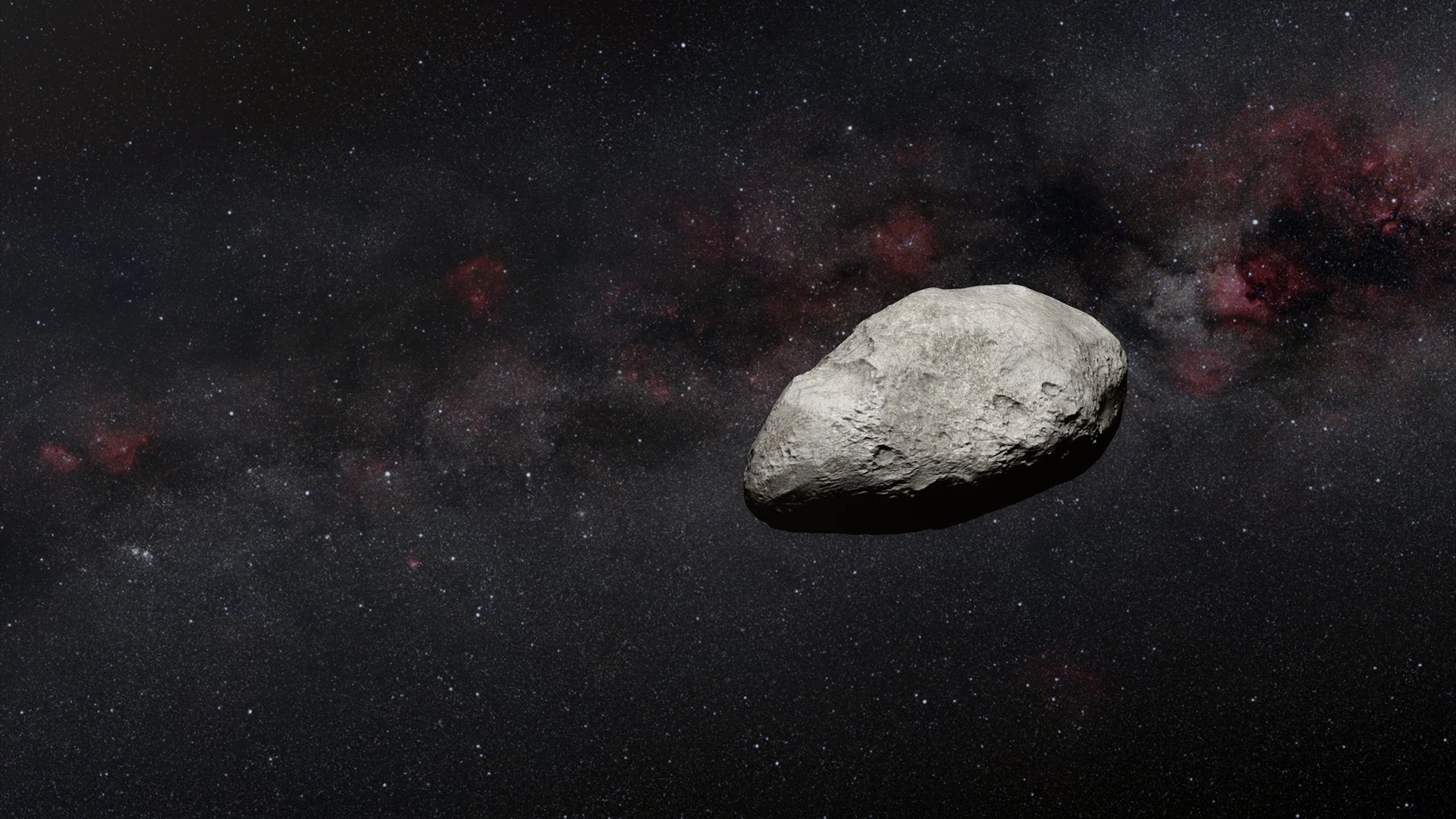Imagen de archivo de un asteroide.