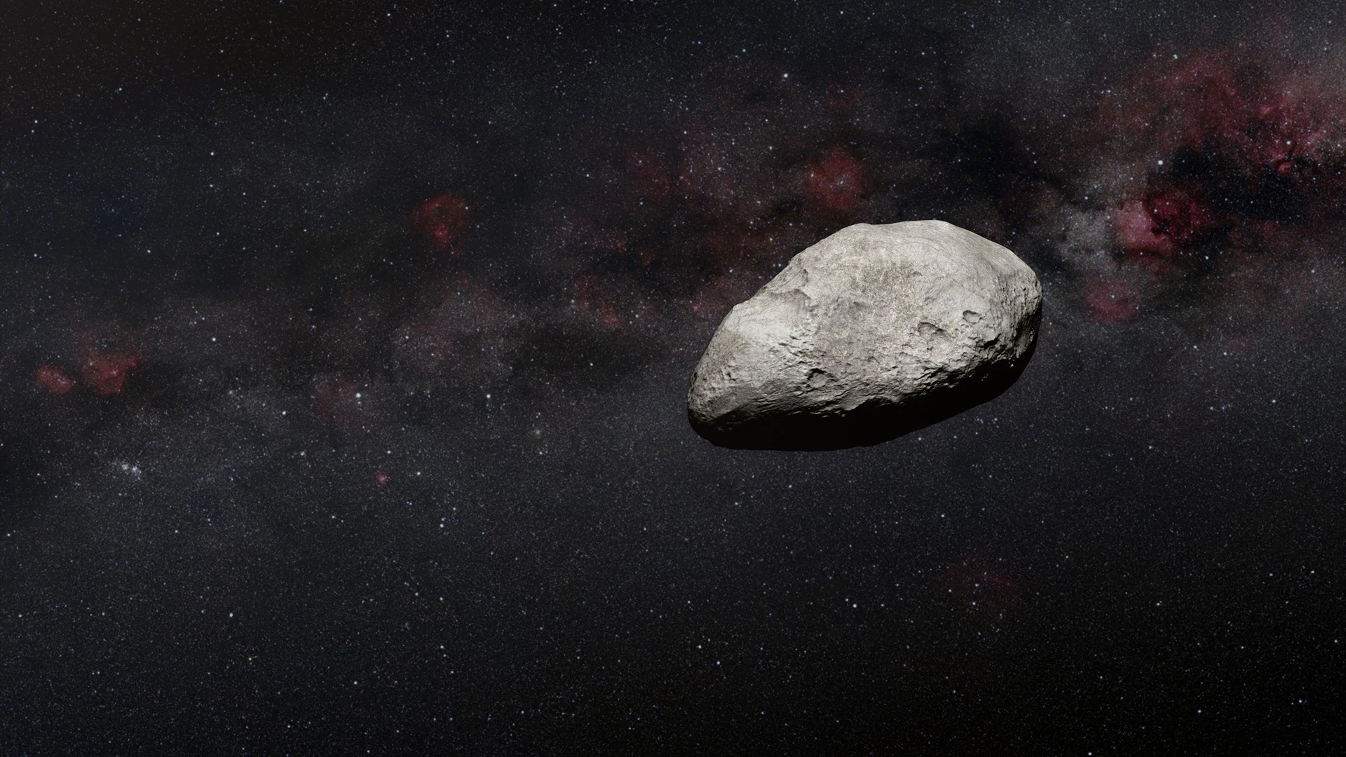 Imagen de archivo de un asteroide.