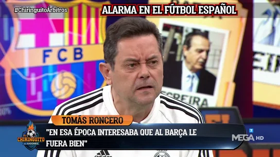 Tomás Roncero explota por el escándalo arbitral del Barça: "¡Les han pillado con pruebas!" Tomás Roncero explota por el escándalo arbitral del Barça: "¡Les han pillado con pruebas!"