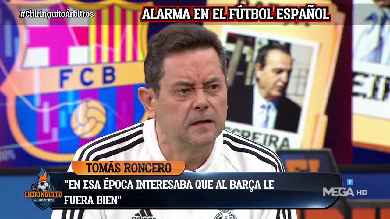 Tomás Roncero explota por el escándalo arbitral del Barça: "¡Les han  pillado con pruebas!"