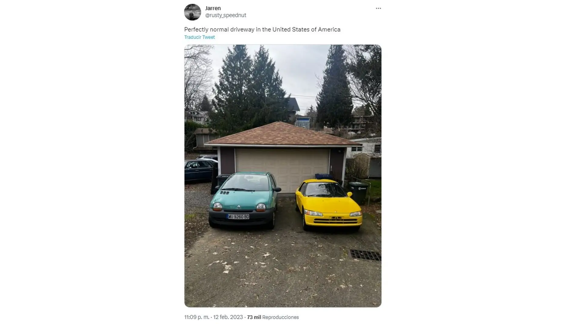 Aparece un Renault Twingo de Murcia en Seattle