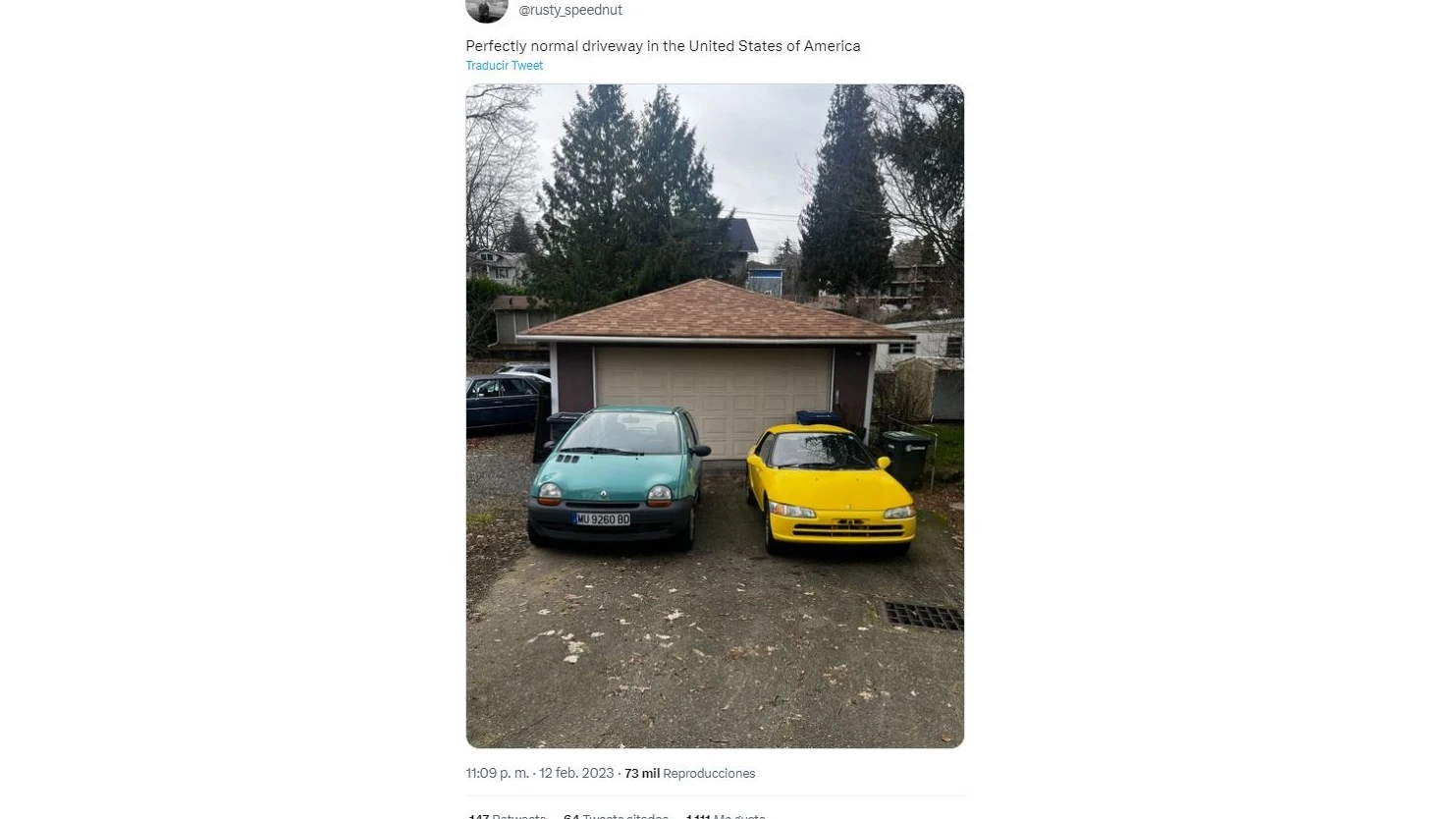 Aparece un Renault Twingo de Murcia en Seattle Aparece un Renault Twingo de Murcia en Seattle
