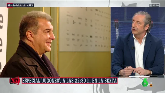 La reflexión de Pedrerol sobre el "papelón" de Laporta ante el escándalo arbitral del Barça La reflexión de Pedrerol sobre el "papelón" de Laporta ante el escándalo arbitral del Barça