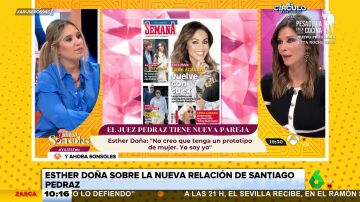 Esther Doña opina sobre la nueva relación de Santiago Pedraz: "Ninguna señora tiene futuro con el juez"